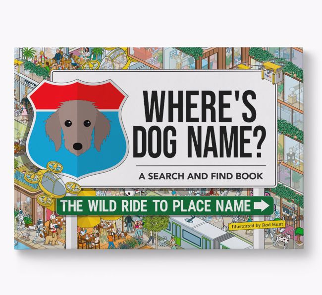 Personalised Bedlington Whippet Book: Where's Dog Name? Volume 3